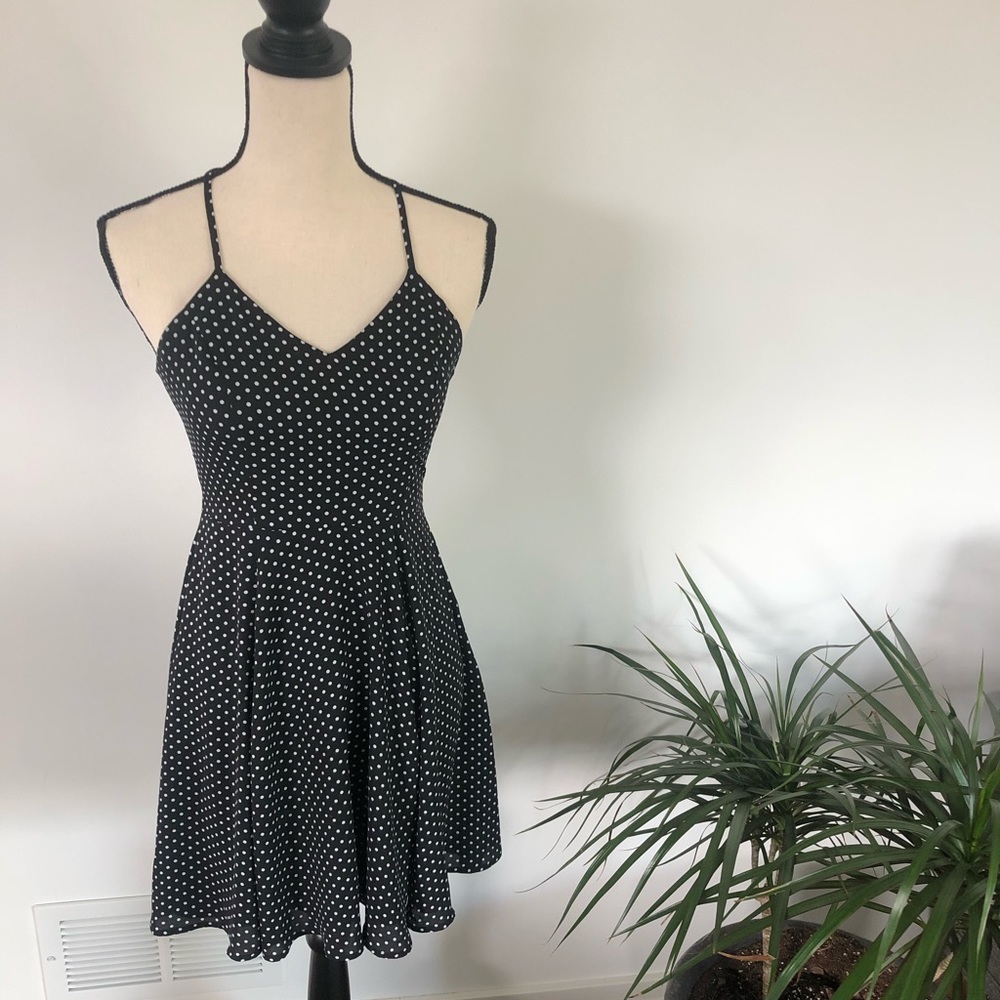 Express Black and White Dress